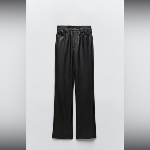 Faux leather Zara pants - Picture 4 of 6